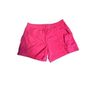 Guy Harvey Mid Rise Chino Short Womens 10 Fuscia Zip Button‎ Coastal Chic